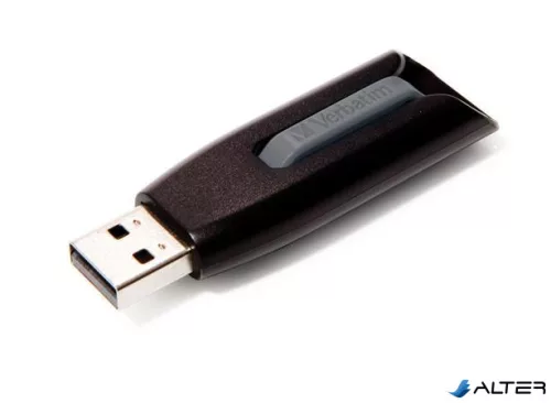 Pendrive, 32GB, USB 3.2, 60/12MB/s, VERBATIM "V3", fekete-szürke