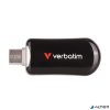 Pendrive, 512GB, USB-C 3.2 Gen1, VERBATIM "Plectra", fekete