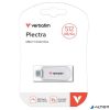 Pendrive, 512GB, USB-C 3.2 Gen1, VERBATIM "Plectra", fehér