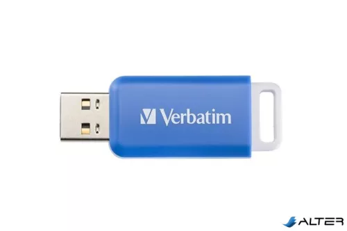 Pendrive, 64GB, USB 2.0, VERBATIM "Databar", kék