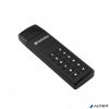 Pendrive, 64GB, USB 3.2, titkosítás, 160/130Mb/s, VERBATIM "Keypad Secure"