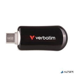   Pendrive, 64GB, USB-C 3.2 Gen1, VERBATIM "Plectra", fekete