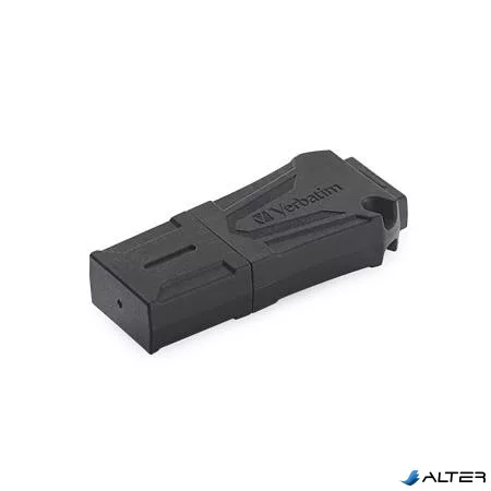 Pendrive, 64GB, USB 2.0, extra ellenálló, VERBATIM "ToughMAX", fekete