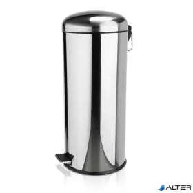   Pedálos szemetes, ipari, fém, horganyzott, 30 l, kivehető vödörrel