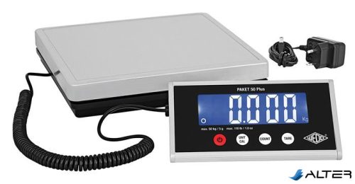 Csomagmérleg, digitális, 50 kg terhelhetőség, WEDO 'Paket 50 Plus'