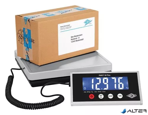 Csomagmérleg, digitális, 50 kg terhelhetőség, WEDO 'Paket 50 Plus'