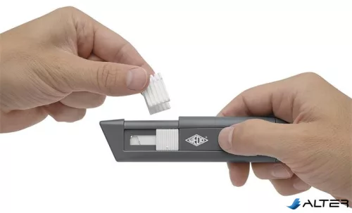 Univerzális kés, 19 mm, kerámia penge, WEDO,"CERA-Safeline", szürke