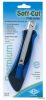 Univerzális kés, 18 mm, WEDO 'Soft-cut', kék/fekete
