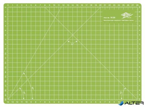 Vágóalátét, barkácsoláshoz, A4, WEDO "Comfortline", zöld