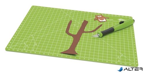 Vágóalátét, barkácsoláshoz, A4, WEDO 'Comfortline', zöld