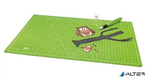 Vágóalátét, barkácsoláshoz, A3, WEDO 'Comfortline', zöld