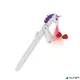 Unikornis golyóstoll, 1 mm, LED fénnyel, WEDO "Lucky Punch", kék