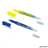 Filctoll készlet, 2-3 mm, törölhető, kétvégű, WEDO, "Wedowonder", 6 különböző szín