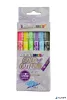 Filctoll készlet, 1-2 mm, metál arany, WEDO, 6 különböző színű kontúrral