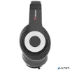 Fejhallgató, mikrofonnal, USB-C, VERBATIM 'TruSound Headset', fekete