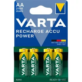   Tölthető elem, AA ceruza, 4x2100 mAh, előtöltött, VARTA 'Power'