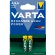 Tölthető elem, AAA mikro, 2x1000 mAh, előtöltött, VARTA 'Power'
