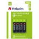 Tölthető elem, AAA mikro, 4x950 mAh, VERBATIM
