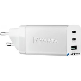   Hálózati töltő, 1xUSB, 2x USB-C kimenet, 65W, VARTA "High Speed"