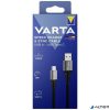 USB kábel, USB A – USB-C, 2m, VARTA