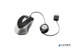 Egér, vezetékes, optikai, kisméret, USB, VERBATIM "Go Mini", ezüst-fekete