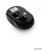 Egér, vezeték nélküli, optikai, közepes méret, USB, VERBATIM 'Go', fekete