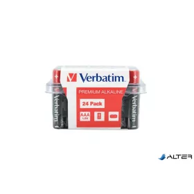 Elem, AAA, alkáli, 24 db, VERBATIM