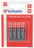 Elem, AAA mikro, 4 db, VERBATIM 'Premium'