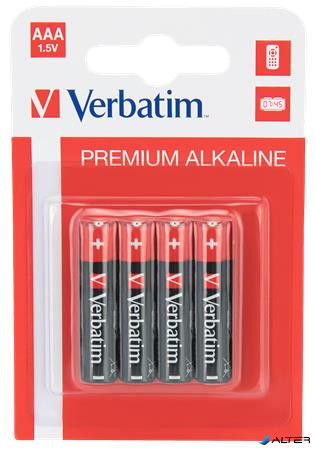 Elem, AAA mikro, 4 db, VERBATIM "Premium"