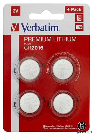 Gombelem, CR2016, 4 db, VERBATIM "Premium"
