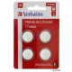 Gombelem, CR2032, 4 db, VERBATIM 'Premium'