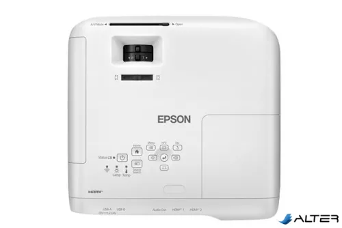 Projektor, vezeték nélküli, 3LCD, Full HD, 4100 lumen, EPSON "EB-FH54"