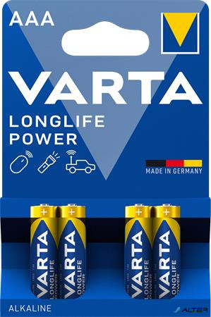 Elem, AAA mikro, 4 db, VARTA "Longlife Power"
