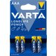 Elem, AAA mikro, 4 db, VARTA "Longlife Power"