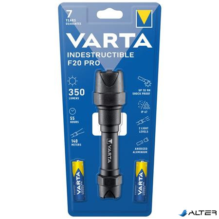 Elemlámpa, LED, törhetetlen, VARTA "Indestructible F20 Pro"