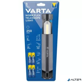Elemlámpa, LED, VARTA 'Work Flex Telescope'