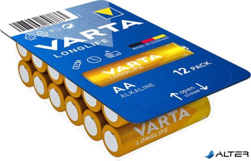 Elem, AA ceruza, 12 db, VARTA "Longlife"