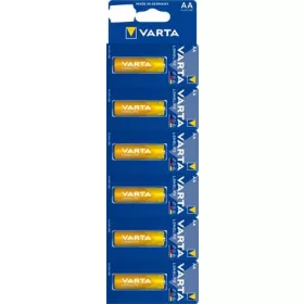  Elem, AA ceruza, 6 db, egyesével téphető, VARTA "Longlife Kartella"