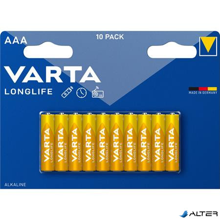 Elem, AAA mikro, 10 db, VARTA "Longlife"