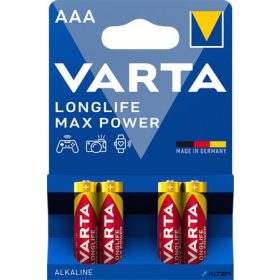 Elem, AAA mikro, 4 db, VARTA "Longlife Max Power"