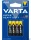 Elem, AAA mikro, 4 db, féltartós, VARTA "Super Heavy Duty"