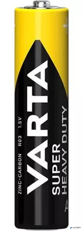 Elem, AAA mikro, 4 db, féltartós, VARTA "Super Heavy Duty"