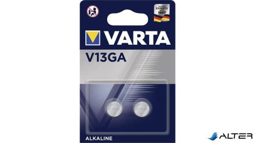 Gombelem, V13GA/LR44/A76, 2 db, VARTA