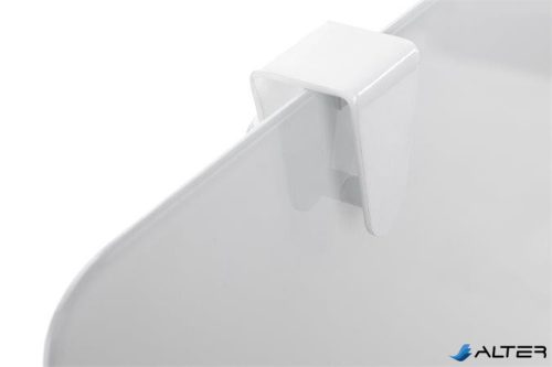 Flipchart üvegtábla, mobil, 75,5 × 106,5 cm, VICTORIA VISUAL