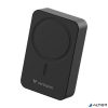 Power bank, külső akkumulátor, mágneses, 20.000mAh, kitámasztó, VERBATIM "Charge n Go Essentials", fekete