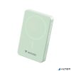 Power bank, külső akkumulátor, vezeték nélküli, 10.000mAh, VERBATIM "Charge n Go Essentials", zöld