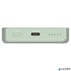 Power bank, külső akkumulátor, vezeték nélküli, 10.000mAh, VERBATIM "Charge n Go Essentials", zöld