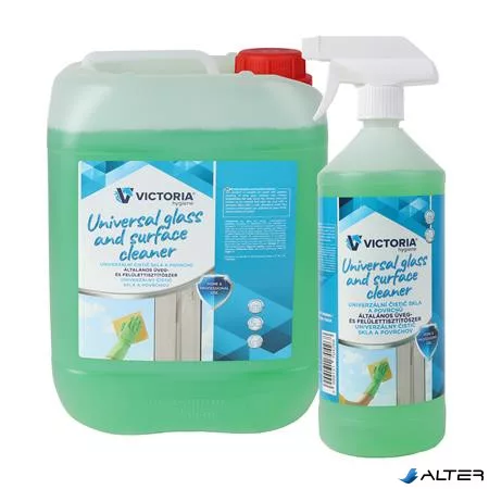 Általános üveg- és felülettisztítószer, 1 l, VICTORIA HYGIENE
