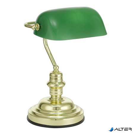 Asztali lámpa, 60 W, EGLO "Banker", zöld
