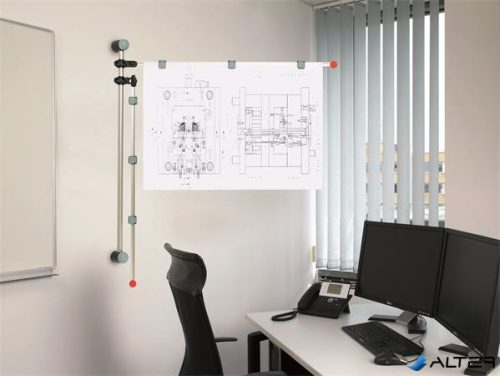 Laptartó, fali, forgatható, MAUL